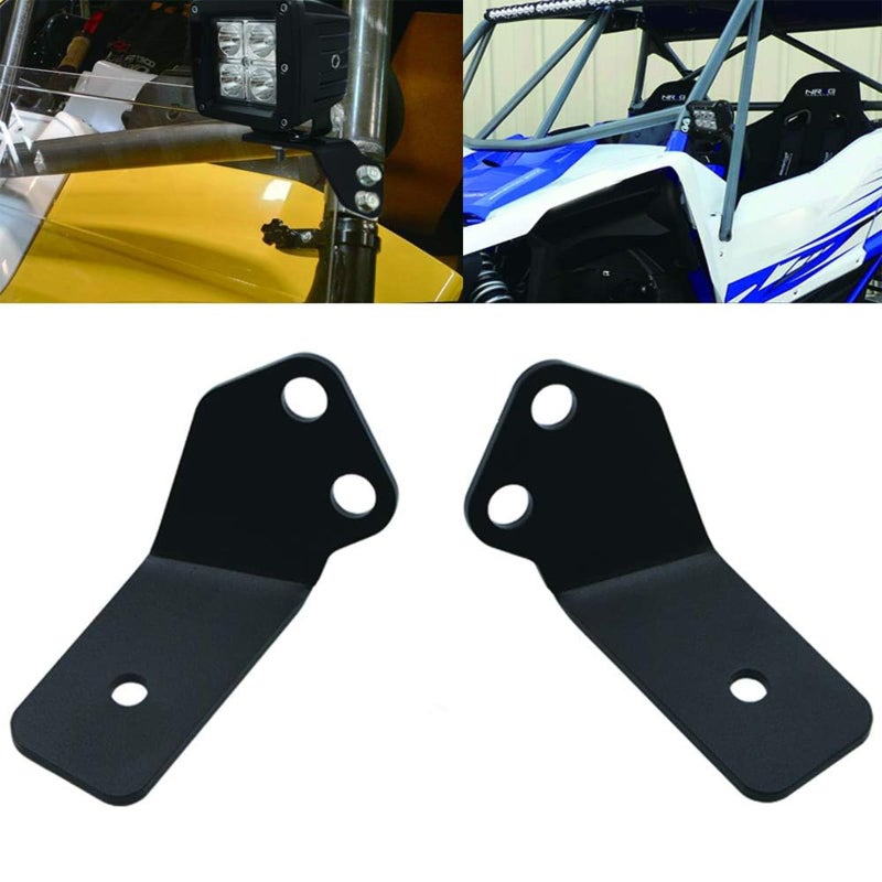 Front Pillar LED Light Mounting Brackets Fit 2016-2020 Yamaha YXZ 1000R