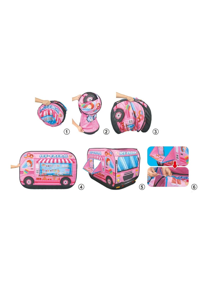 بلومنغ تايم خيمة لعب منبثقة للأماكن الداخلية والخارجية من آيس كريم ديلايت للأطفال - Image 5