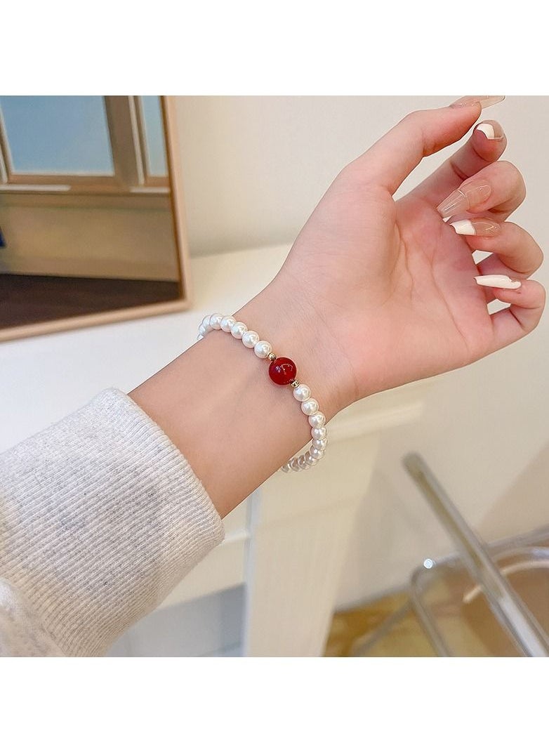 Temperament light luxury pearl bracelet personality all-match red crystal - pzsku/Z07433CCBC9856ECC7D9CZ/45/_/1683878972/fb4f1fdd-6742-4aa9-9032-efc3a0d86cb6