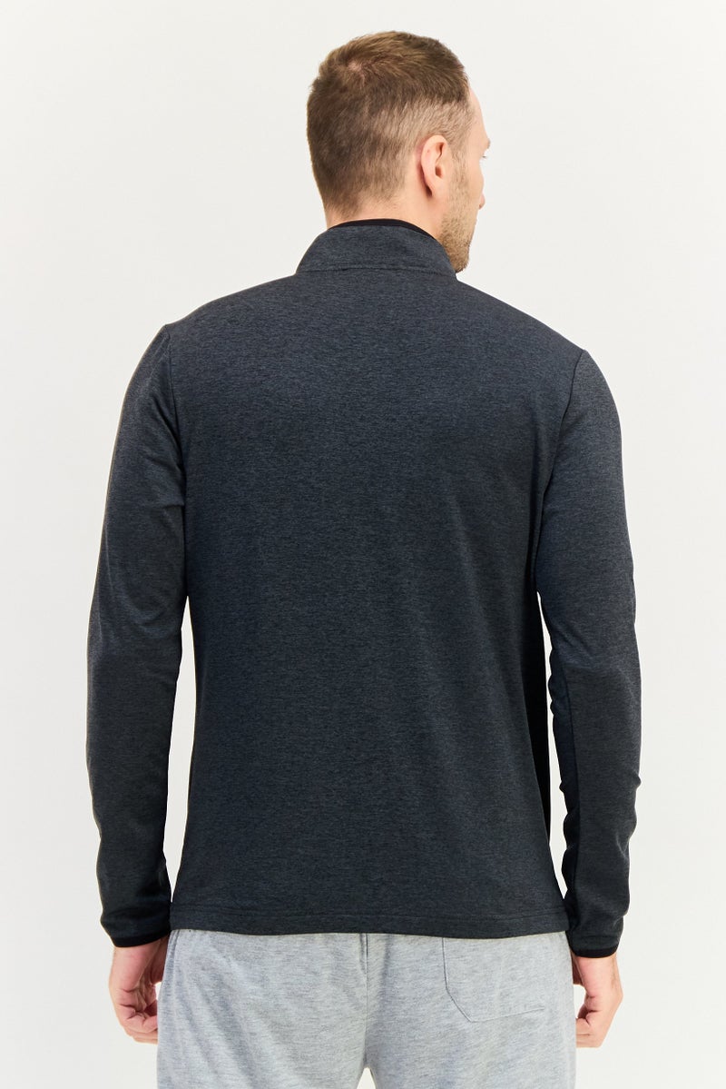 SKECHERS Men Sportswear Fit Long Sleeve Outdoor Jacket, Heather Grey - Image 2