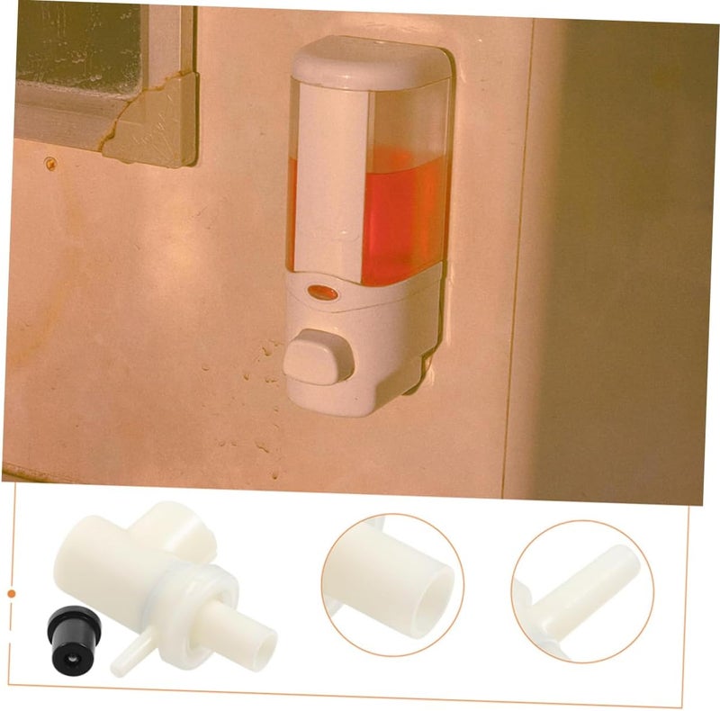Vosarea 2pcs Bathroom Shower Dispenser Pump Replacement Soaps Dispenser Pump Body Wall-Mounted Shampoo Replacement Bottle for Liquid Hand - Image 3