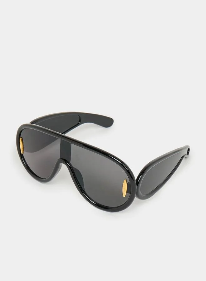 ستايلي Retro Shield Sunglasses