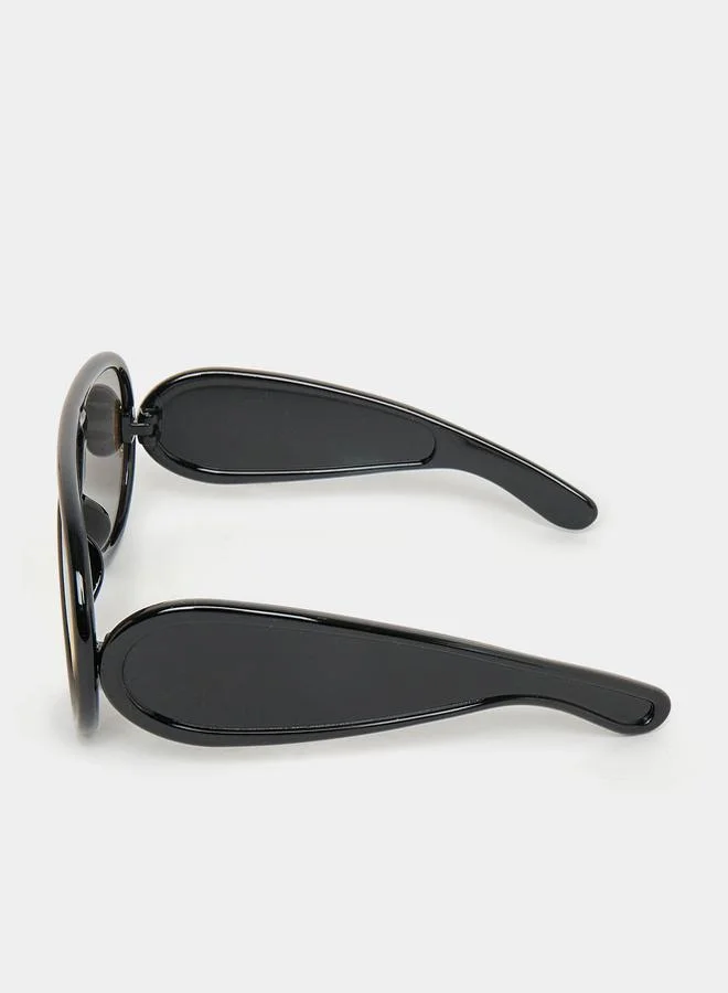 ستايلي Retro Shield Sunglasses