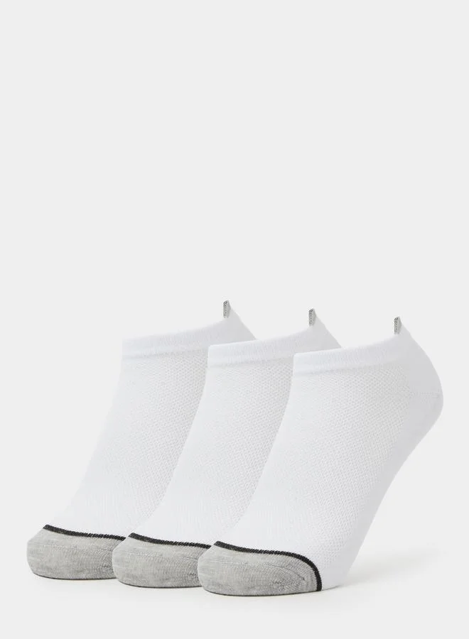 ستايلي Pack of 3 - Contrast Detail Socks