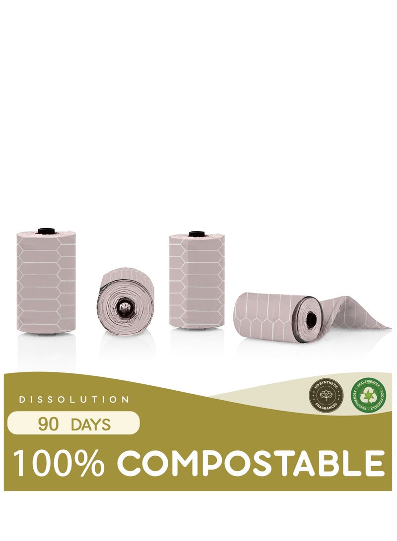 LuQu Diaper Bag Dispenser Refills Disposable Unscented Waste Bags-Pack of 2  - Image 2