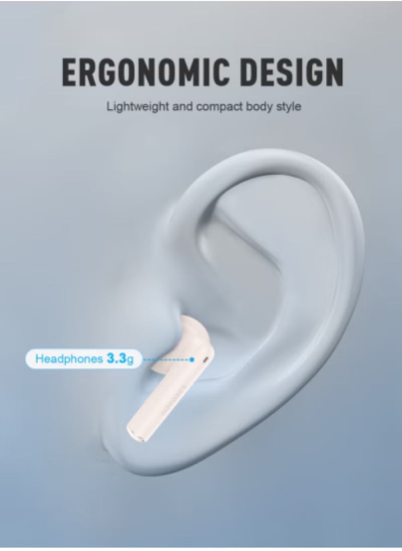 ZIPFORCE - ZIPFORCE True Wireless Earbuds, In-Ear Bluetooth 5.3 Headphones 4-Mics ENC Clear Call, Bluetooth Earbuds Touch Control, IPX6 Waterproof TWS, Light-Weight Earphones - Image 1
