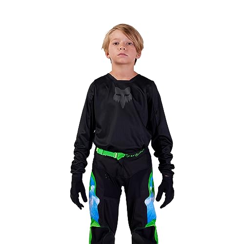 Fox Racing Youth 180 Motocross Dirt Bike Jersey BlackBlack Small - Image 1