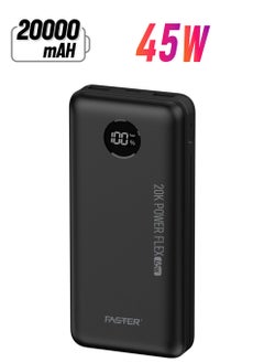 Faster 20000 mAh Power Bank - 45W PD Fast Charging Portable Charger - Laptop Mobile Charger Portable with 2 USB A Ports & 1 USB C Port - Battery Pack For Laptop MacBook Dell iPhone Samsung - Compact Powerbank with Digital Display  - Image 1