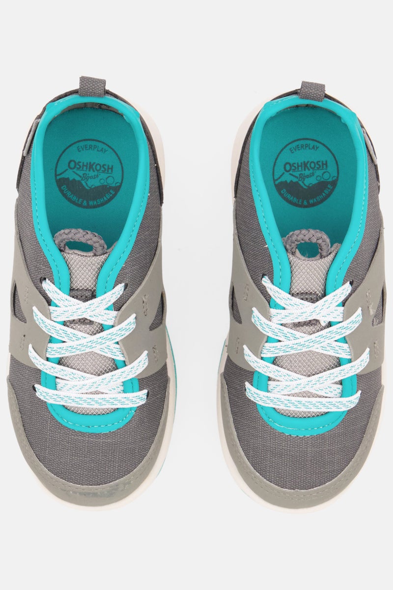 OSHKOSH B'gosh أحذية كاجوال للأطفال الأولاد، رمادي كومبو - Image 2