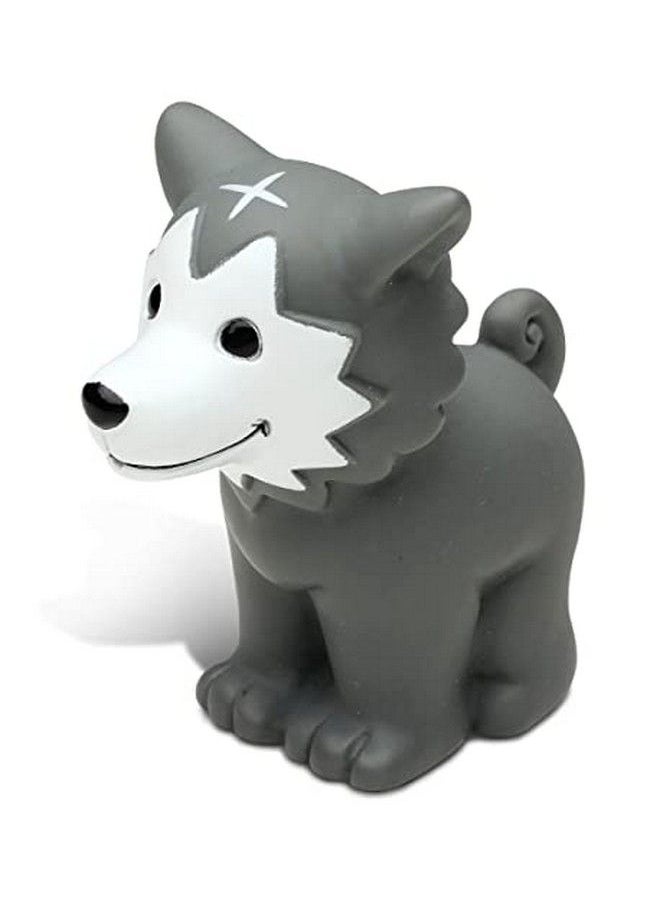 Puzzled Dollibu Wolf Bath Buddy Squirter Floating Wolf Rubber Bath Toy Fun Water Squirting Bathtime Play For Toddlers Cute And Soft Wild Life Animal Toy For The Bathtub Beach And Pool For Girls And Boys  - Image 1