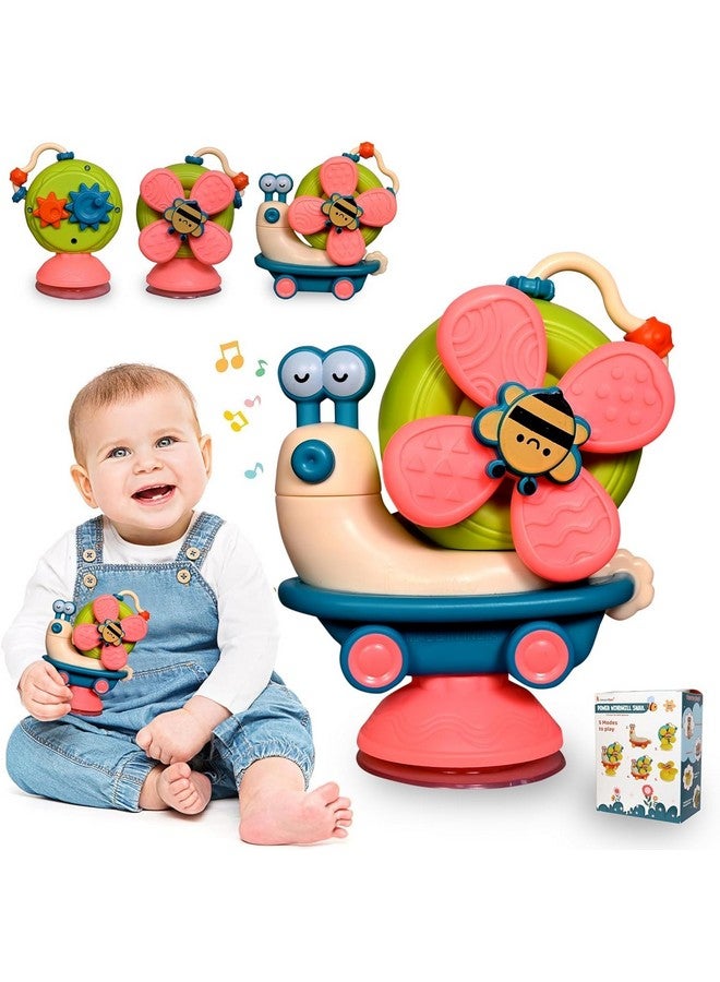 بلس بوينت ألعاب دوارة على شكل حلزون من PLUSPOINT للأطفال | ألعاب دوارة ملونة للنوافذ والحمام للأطفال الصغار | ألعاب مونتيسوري الحسية الجذابة لتعزيز المهارات الحركية الدقيقة وأنشطة التعلم، متعددة الألوان - Image 1