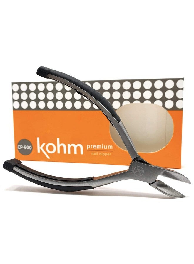 Kohm Cp-900 Toenail Clippers For Thick, Fungal Or Ingrown Toenails, Soft Rubber Handle, 5" Long, Ingrown Toenail Tool For Men, Seniors, Adults, 2 Cm Blade Length - Image 1