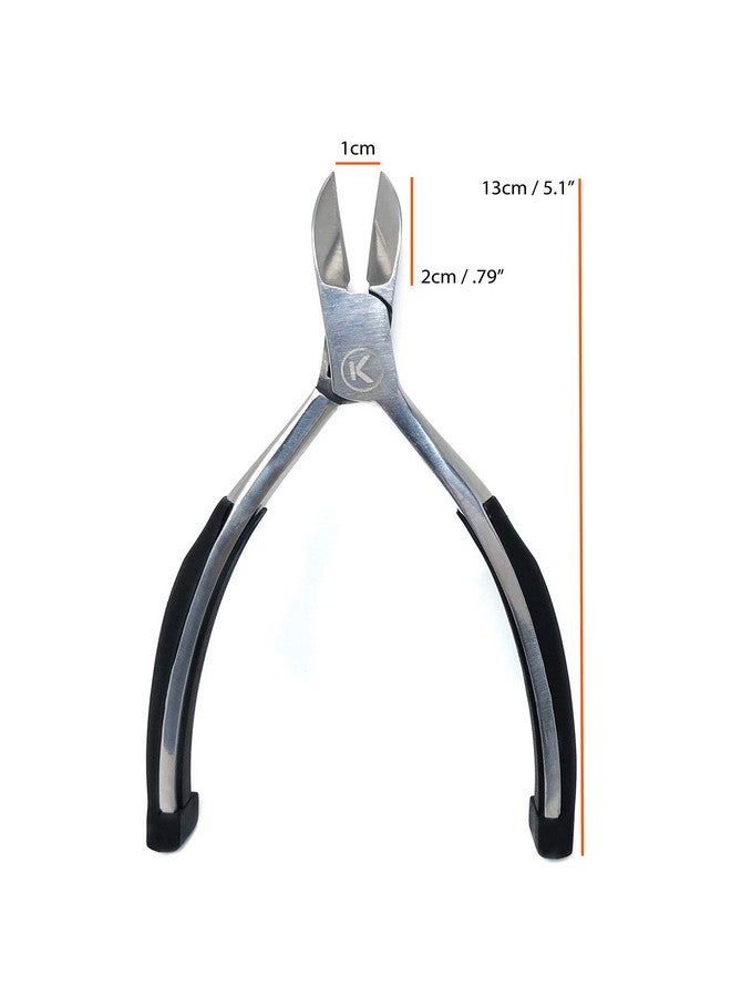 Kohm Cp-900 Toenail Clippers For Thick, Fungal Or Ingrown Toenails, Soft Rubber Handle, 5" Long, Ingrown Toenail Tool For Men, Seniors, Adults, 2 Cm Blade Length - Image 2