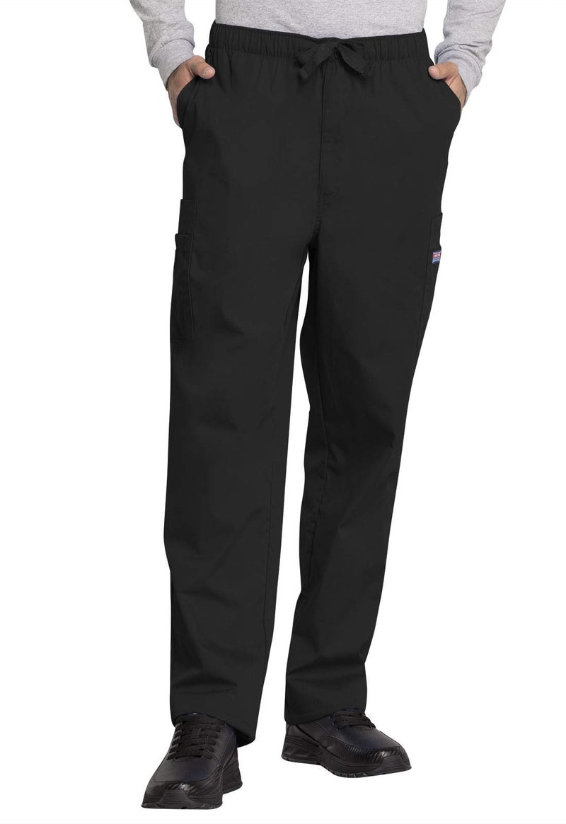 Cherokee Men's Big and Tall Originals Cargo Scrubs Pant, Black, XXXX-Large - Image 2
