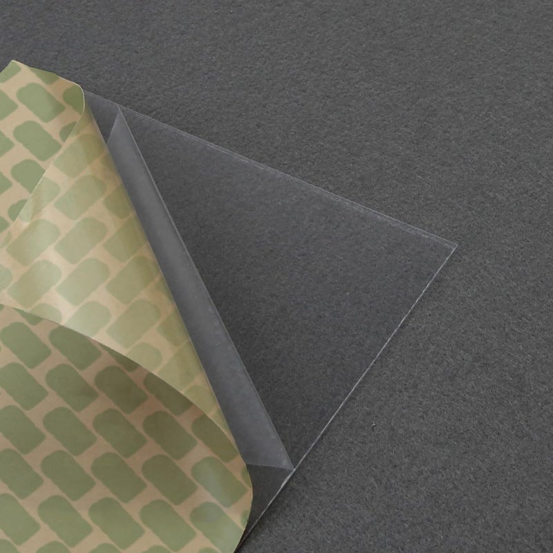 FLEOR 20x17cm Acoustic Pickguard Blank Material Self Adhesive Guitar Pick Guard Scratch Plate Sheet, Transparent - Image 4