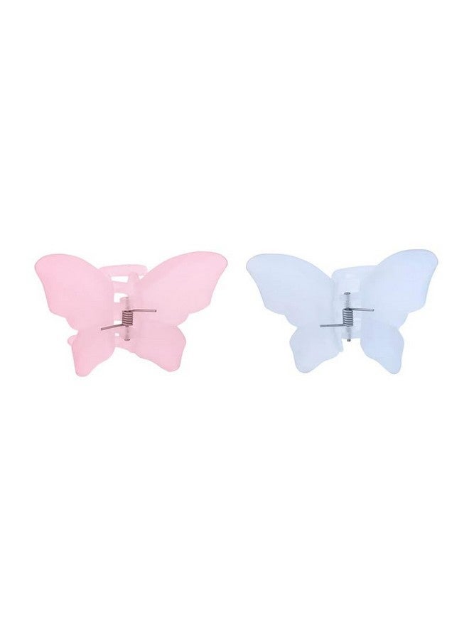 Chanderkash CHRONEX Set of 2 Pcs Claw Clip Butterfly Clips Big Clutchers for Hair Clutcher for Women & Girls - Image 1
