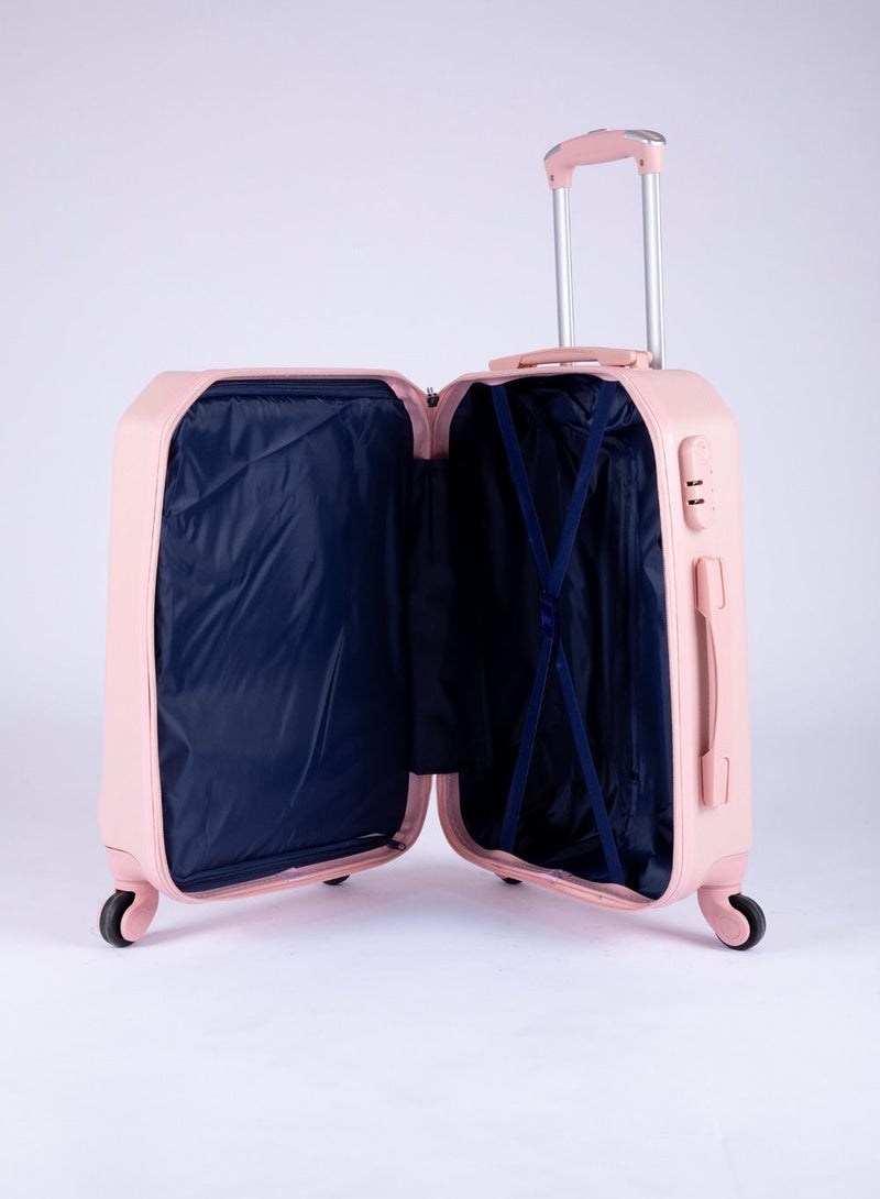 LIMRA Cabin Carry Check-In Luggage Trolley Size 20 inch Pink - Image 3
