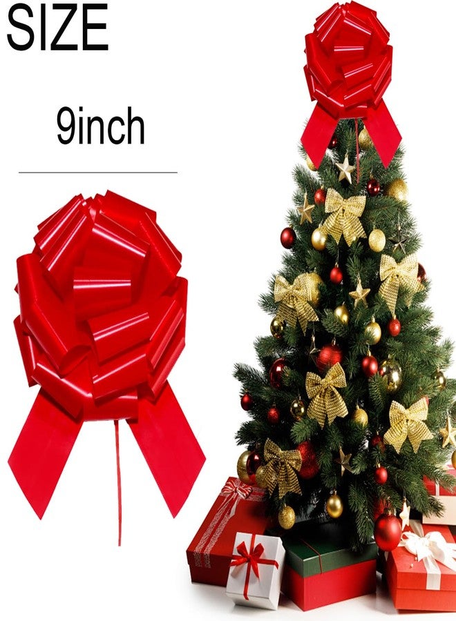 HQJAXJ 6pcs Large pull bows,9inch Mixed Color Pull Bow for Gifts Wrapping Party Birthday Holiday Gift Boxes Bow Basket Packaging Bows for Presents Flower Decoration (6 Color) - Image 4