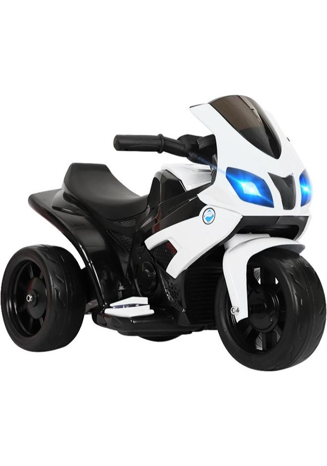 دنزوز Kids Electric Electric Motor Motorcycle 6V بطارية على دراجة نارية مع مصابيح أمامية LED. - Image 1