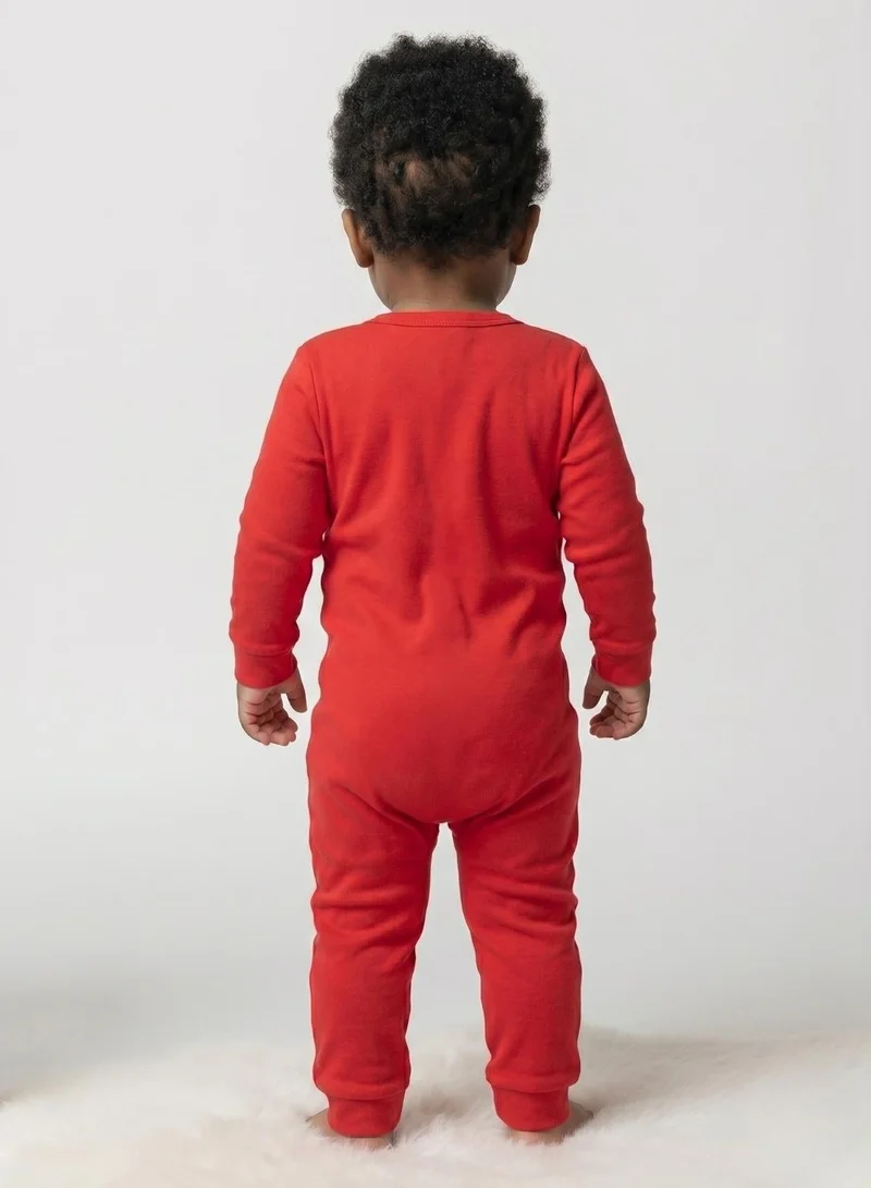 بيبي كلو Baby Red Tiny Crawler Caterpillar Romper