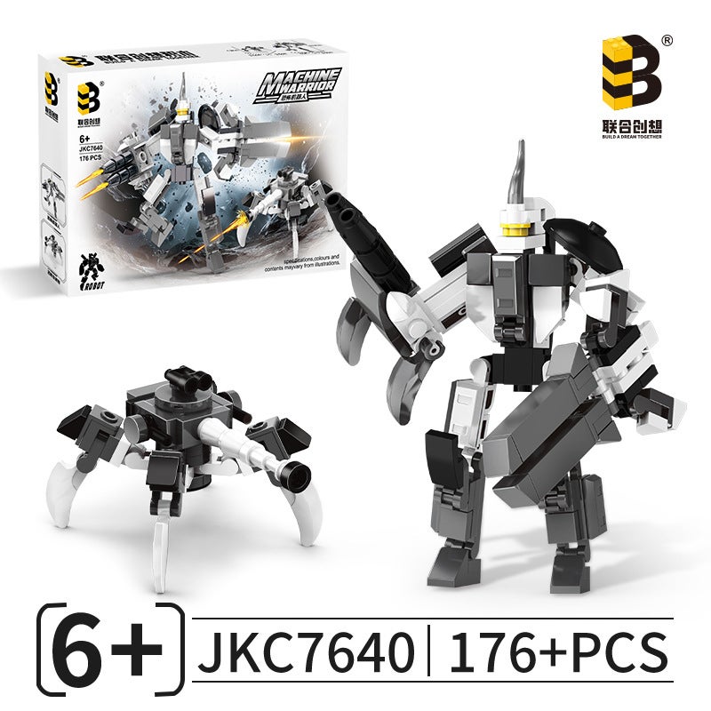 Popular Toy Internet-Famous Building Blocks Wholesale Boxed Children's Educational Brain-Teasing Small Particle Assembly Blocks Night Market Street Stall - Image 1