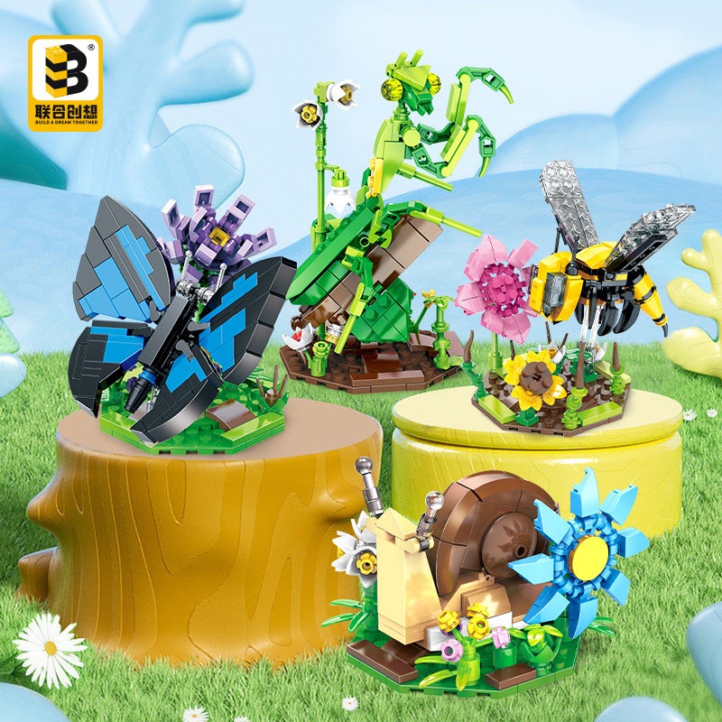 Popular Toy Internet-Famous Building Blocks Wholesale Boxed Children's Educational Brain-Teasing Small Particle Assembly Blocks Night Market Street Stall - Image 3
