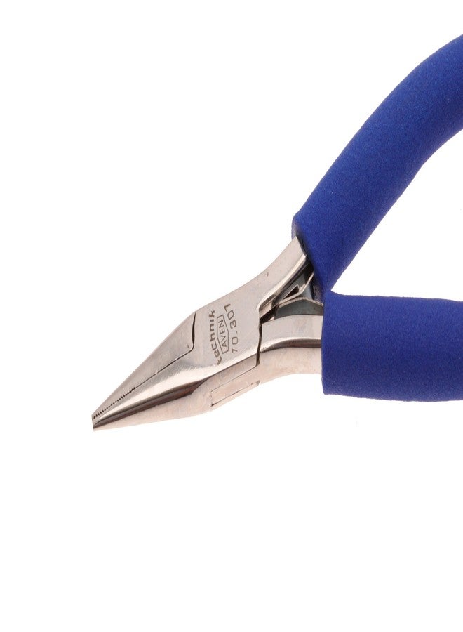 Aven 10307 Technik Stainless Steel Serrated Jaw Chain Nose Plier, 59/64" Jaw Length, 4-1/2" Overall Length - Image 2