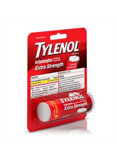 TYLENOL Extra Strength Caplets with 500 mg Acetaminophen, Pain Reliever & Fever Reducer, 10 ct  - Image 4