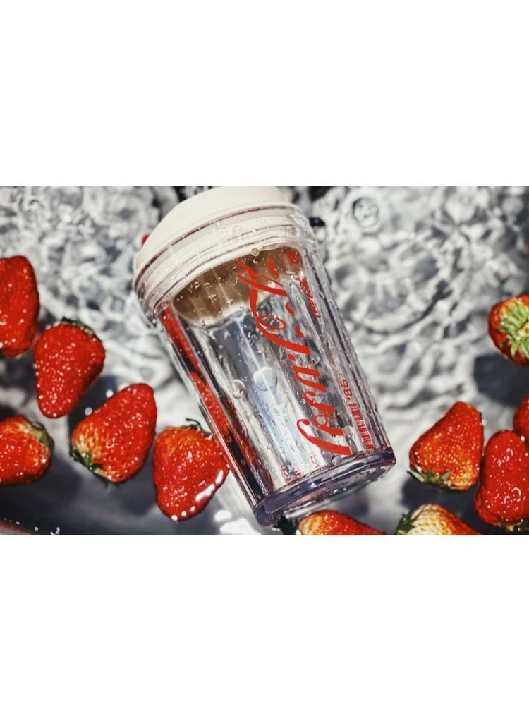 GERM Coca-Cola Octagon Tritan Water Tumbler – Crystal 390ml | GERM | BPA-Free Travel Cup | Official Licensed Coke Design | Leak-Proof & Lightweight - Image 5