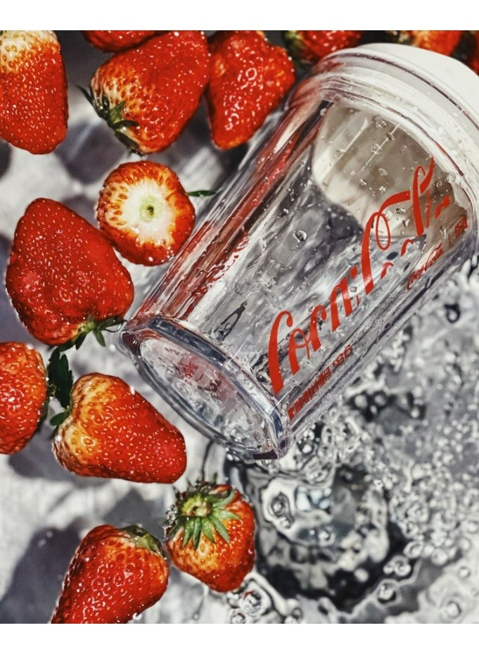 GERM Coca-Cola Octagon Tritan Water Tumbler – Crystal 390ml | GERM | BPA-Free Travel Cup | Official Licensed Coke Design | Leak-Proof & Lightweight - Image 4