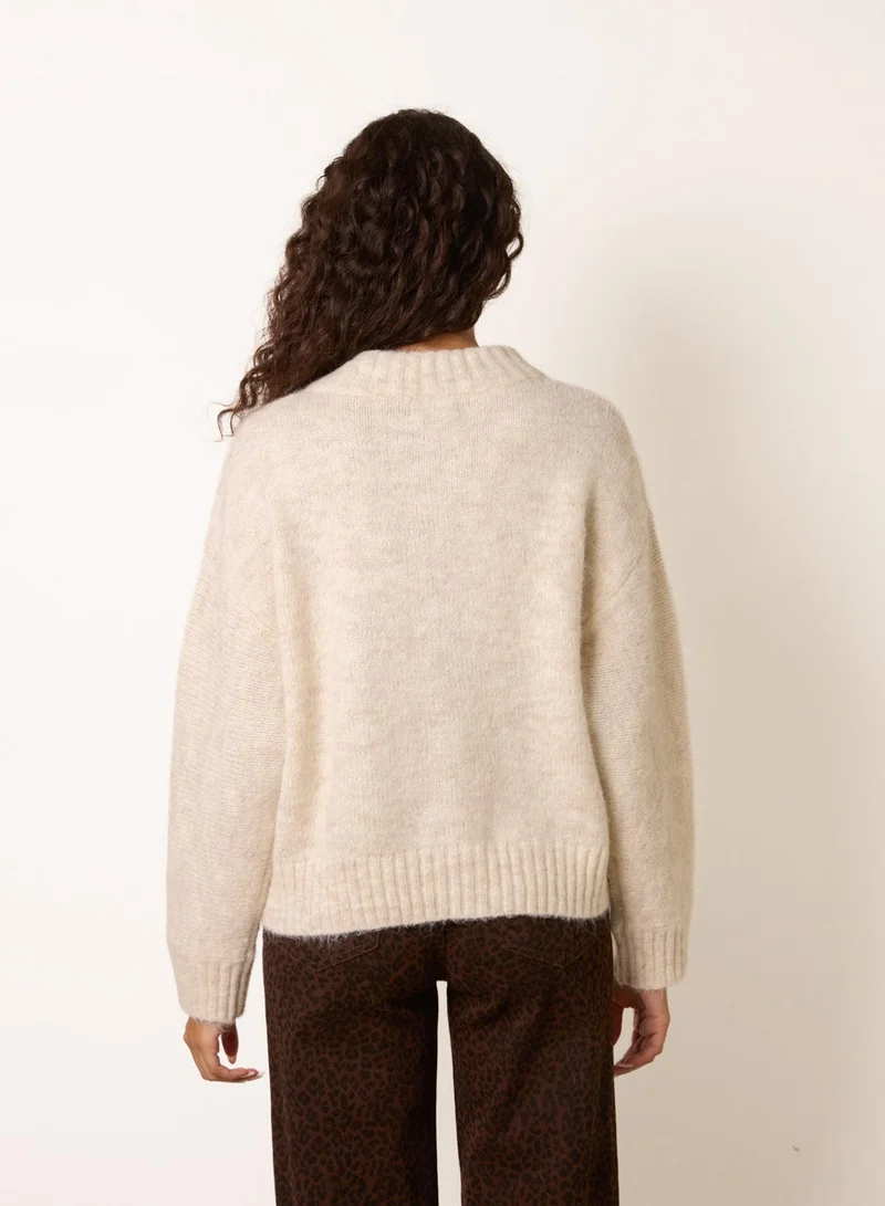 بلو فانيلا Button Front Cardigan
