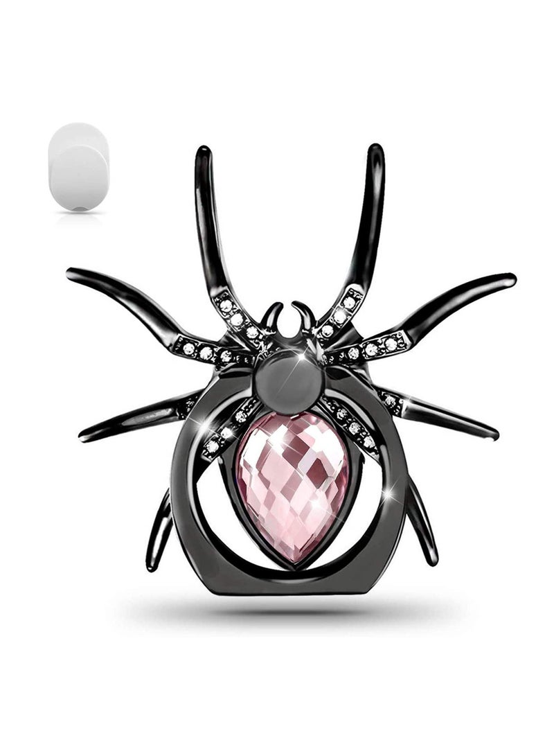 Y&D Glitter Phone Ring Holder with Crystal Stone, KASTWAVE Animal Bling Metal Finger Grip Knob Loop, Diamond Stand for Smartphone - Pink - Image 1