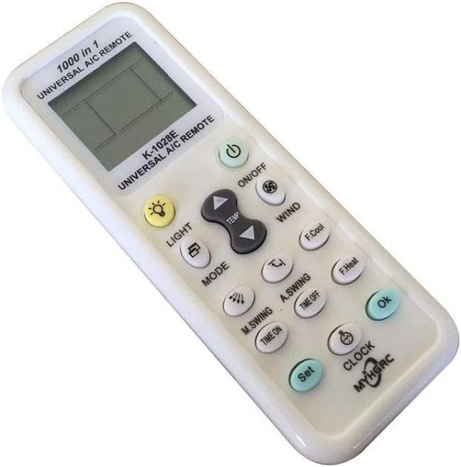 ام اي اتش جي ار سي وحدة التحكم عن بعد العالمية لمكيف الهواء K-1028E لمكيفات هواء Haier وHitachi وPanasonic وLG وSharp وGree وMidea وBosch وToshiba وSanyo - وحدة تحكم عن بعد 1000 في 1 - Image 2