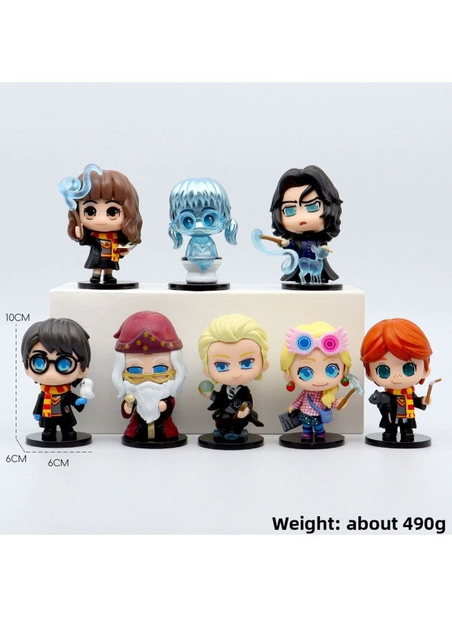 Magic Academy Series Car Doll Hermione Fred Blast Malfoy Harry Magic Hand Ornaments 