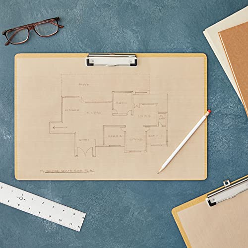 Paper Junkie Extra-Large Legal-Size Wooden Clipboard - Clipboard, Retractable Hook - Surface for Drawing Wooden Board - Multi-Orientation Legal Paper Support - 2-Pack,11.5 x 17.4 in - Image 3