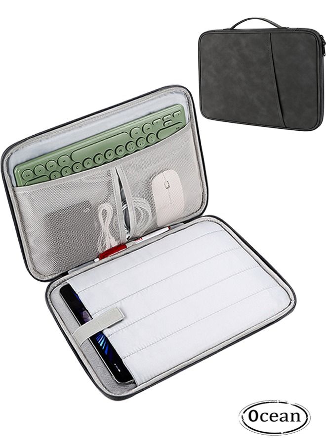 Ocean 10-11 Inch iPad Carrying Sleeve Case Padded Tablet Pouch Bag Dark Gray  - Image 1