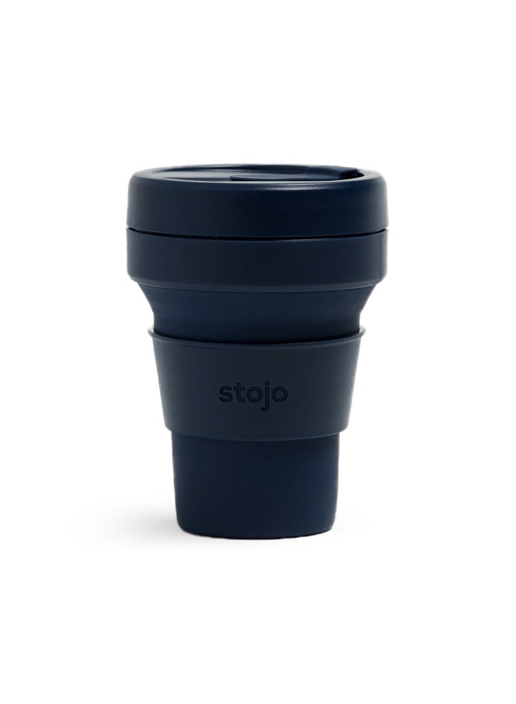 Stojo On The Go Coffee Cup | Pocket Size Collapsible Silicone Travel Cup, 12oz / 355ml | No Straw Included  - Image 1