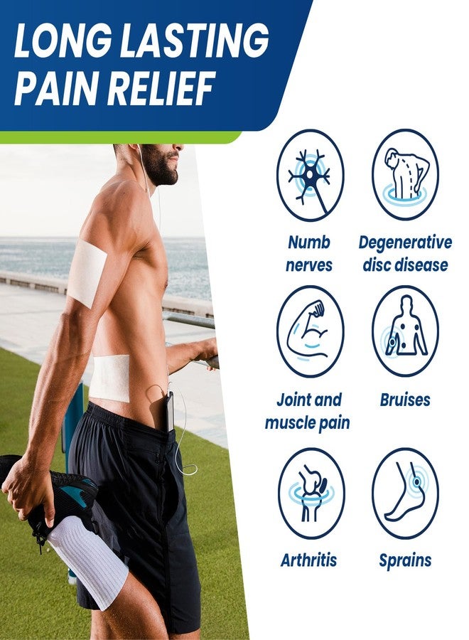 Sumifun Lidocaine Pain Relief Patches - Fast, Targeted Therapy Simple Backache, Soreness, Sprain, Joint Pain with Maximum Strength 4% Lidocaine and 1% Menthol (Large, Count, 25) - Image 3