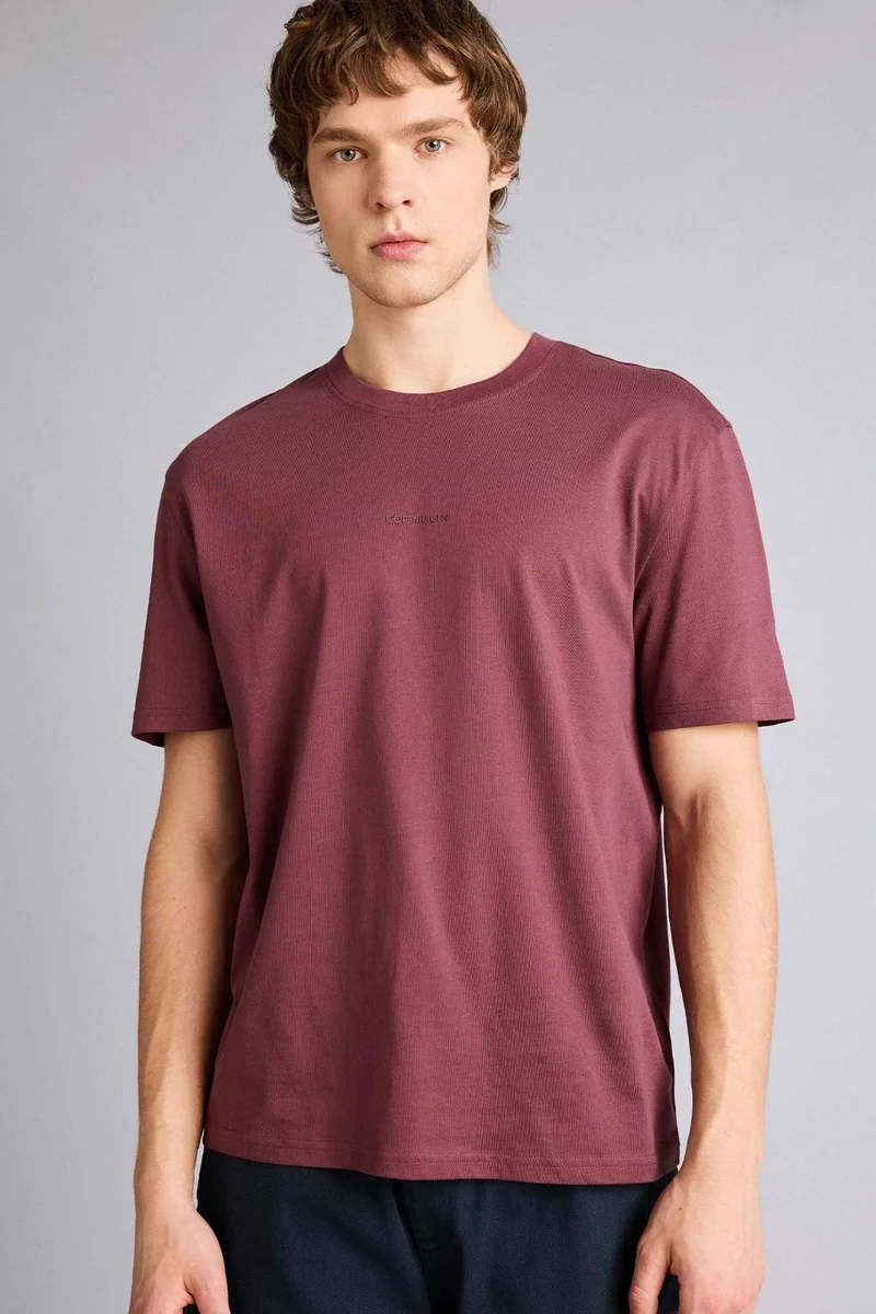ديفاكتو 100% Cotton Regular Fit Printed Short Sleeve T-Shirt