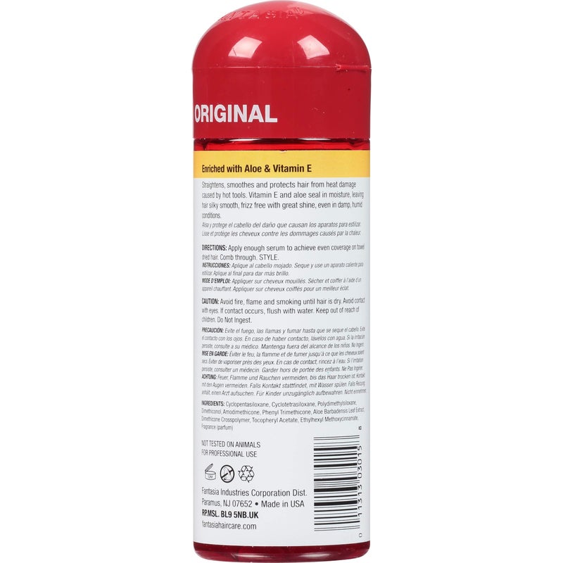 Fantasia Fantasia High Potency IC Heat Protector Straightening Serum, Hair Polisher, 6 oz. - Image 2