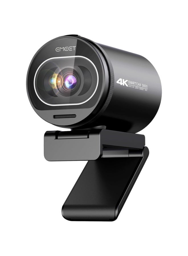 إي ميت كاميرا ويب S600 بدقة 4K للبث المباشر - مستشعر سوني بدقة 4K، ضبط تلقائي للصورة بتقنية PDAF، دقة 1080 بكسل بمعدل 60 إطارًا في الثانية، ميكروفونان لإلغاء الضوضاء - Image 1
