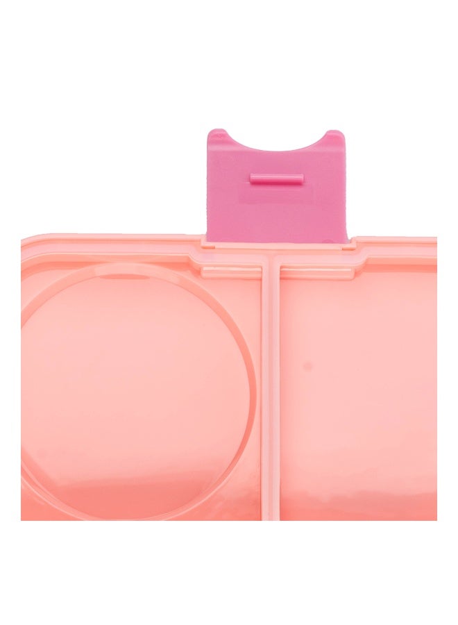Cocobee Whale Bento Lunch Box With Food Jar, 4 Compartments - Pink - Image 3