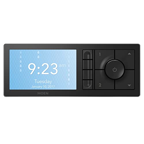 Moen Matte Black Smart Shower 4-Outlet Digital Water Controller for Thermostatic Shower Valve, TS3304BL - Image 1