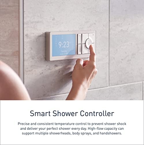 Moen Matte Black Smart Shower 4-Outlet Digital Water Controller for Thermostatic Shower Valve, TS3304BL - Image 2