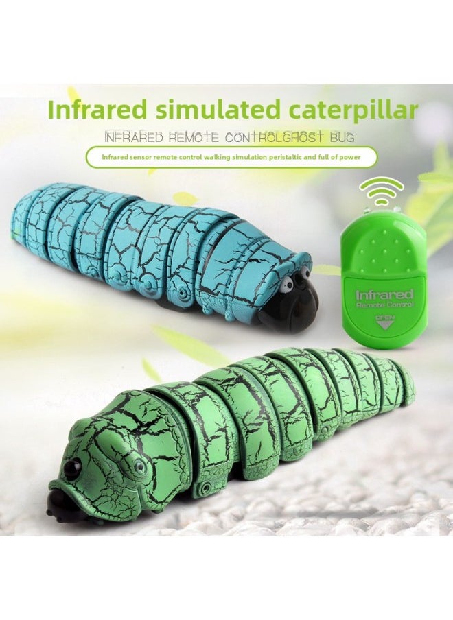 Generic - Exotic Remote Control Leisurely Insect Infrared Induction Reptile Insect Caterpillar Electric Remote Control Toy-Color:9910c Remote Control Yellow + Screwdriver + 6 Button Batteries - Image 1