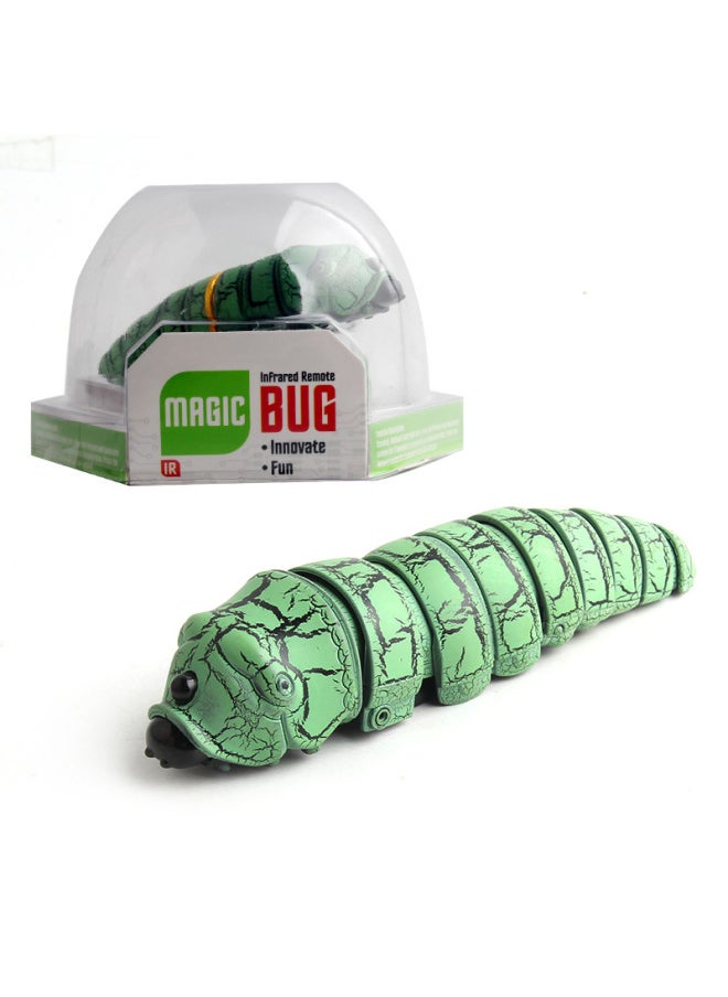 Generic - Exotic Remote Control Leisurely Insect Infrared Induction Reptile Insect Caterpillar Electric Remote Control Toy-Color:9910c Remote Control Yellow + Screwdriver + 6 Button Batteries - Image 1