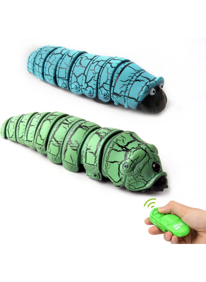 Generic - Exotic Remote Control Leisurely Insect Infrared Induction Reptile Insect Caterpillar Electric Remote Control Toy-Color:9910c Remote Control Yellow + Screwdriver + 6 Button Batteries - Image 1
