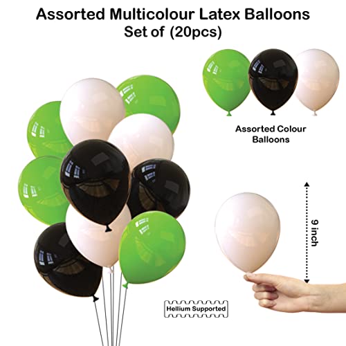 Festiko®Football Theme Party Supplies - for Game Day, and Football Birthday Party Decorations,Party Supplies 20Pcs Multicolour Balloons - Image 2