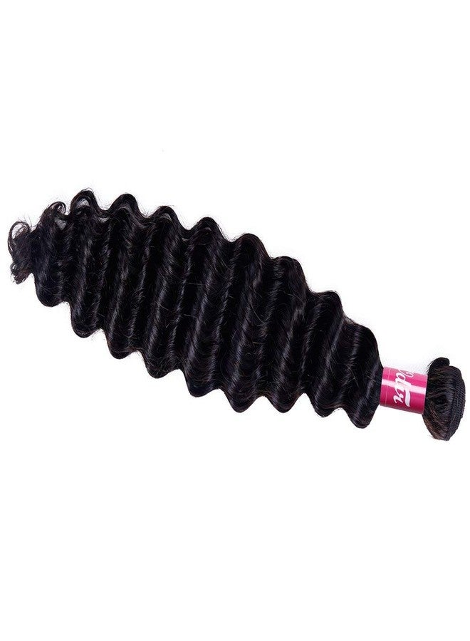 أودير حزمة واحدة من شعر أودير البرازيلي المموج بعمق، طول 28 بوصة، غير معالج، درجة 9A، شعر برازيلي بكر مموج بعمق، لون طبيعي - Image 2