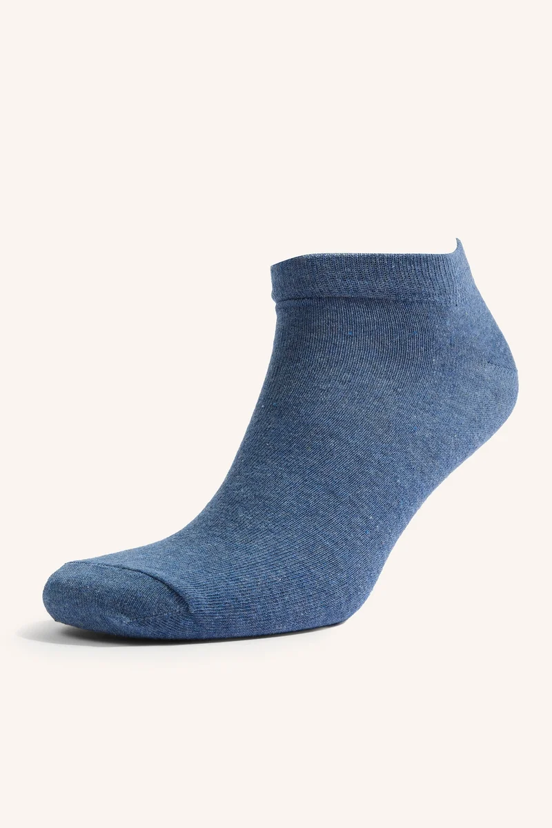 Defacto Man Textured Cotton 5 Piece Socks